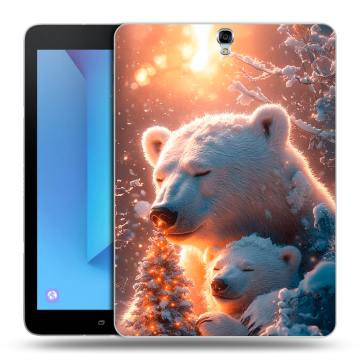 Силиконовый чехол на Samsung Galaxy Tab S3 с принтом Новый год