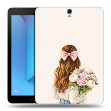 Силиконовый чехол на Samsung Galaxy Tab S3 с принтом женский Силиконовый чехол на Samsung Galaxy Tab S3 с принтом женский