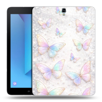 Силиконовый чехол на Samsung Galaxy Tab S3 с принтом женский