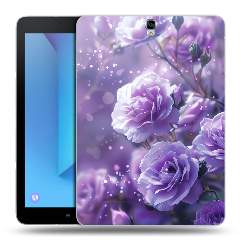 Силиконовый чехол на Samsung Galaxy Tab S3 с принтом Розы цветы Силиконовый чехол на Samsung Galaxy Tab S3 с принтом Розы цветы