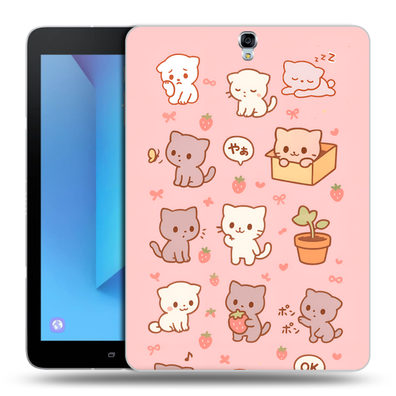 Силиконовый чехол на Samsung Galaxy Tab S3 с принтом Hello Kitty Хелоу Кити Силиконовый чехол на Samsung Galaxy Tab S3 с принтом Hello Kitty Хелоу Кити