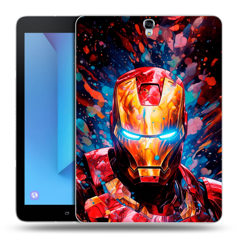 Силиконовый чехол на Samsung Galaxy Tab S3 с принтом Железный человек Ironman Силиконовый чехол на Samsung Galaxy Tab S3 с принтом Железный человек Ironman