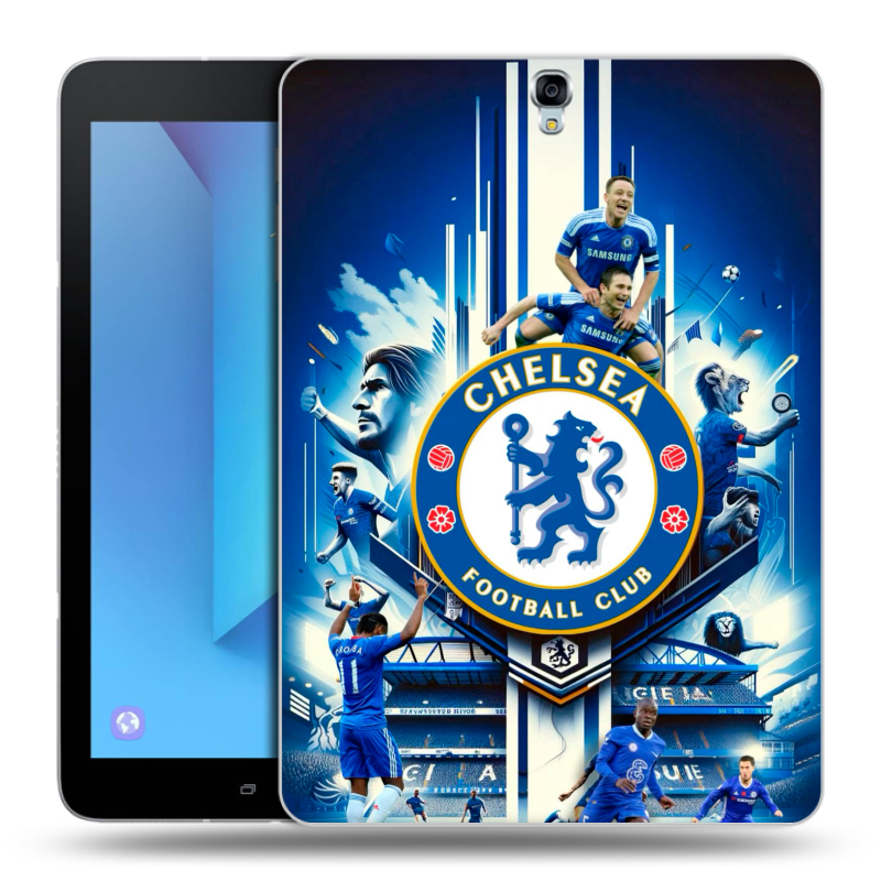 Силиконовый чехол на Samsung Galaxy Tab S3 с принтом Chelsea Челси Силиконовый чехол на Samsung Galaxy Tab S3 с принтом Chelsea Челси