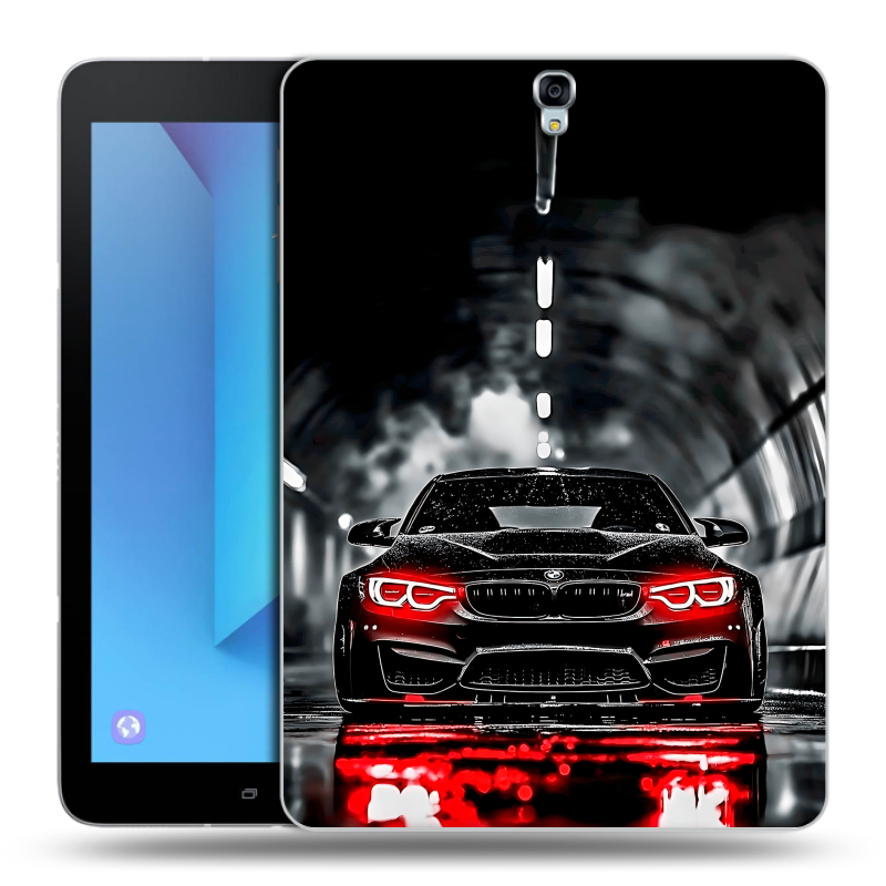 Силиконовый чехол на Samsung Galaxy Tab S3 с принтом BMW БМВ Силиконовый чехол на Samsung Galaxy Tab S3 с принтом BMW БМВ