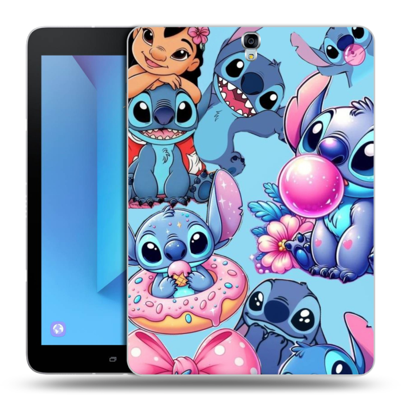 Силиконовый чехол на Samsung Galaxy Tab S3 с принтом Лило и Стич Силиконовый чехол на Samsung Galaxy Tab S3 с принтом Лило и Стич