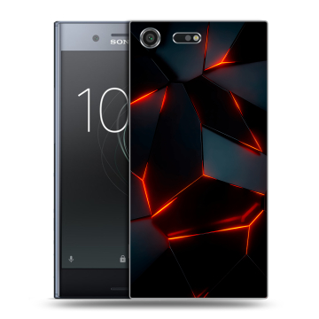Силиконовый чехол на Sony Xperia XZ Premium с принтом Яркие абстракции Силиконовый чехол на Sony Xperia XZ Premium с принтом Яркие абстракции