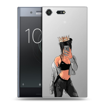Силиконовый чехол на Sony Xperia XZ Premium с принтом Женские принты Силиконовый чехол на Sony Xperia XZ Premium с принтом Женские принты
