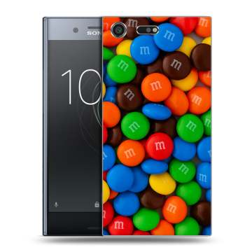 Силиконовый чехол на Sony Xperia XZ Premium с принтом Конфеты Силиконовый чехол на Sony Xperia XZ Premium с принтом Конфеты