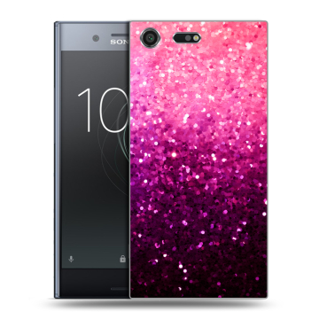 Силиконовый чехол на Sony Xperia XZ Premium с принтом Блестки Силиконовый чехол на Sony Xperia XZ Premium с принтом Блестки