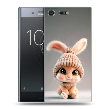 Силиконовый чехол на Sony Xperia XZ Premium с принтом Кролик Силиконовый чехол на Sony Xperia XZ Premium с принтом Кролик
