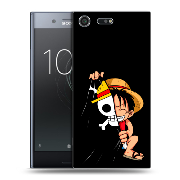 Силиконовый чехол на Sony Xperia XZ Premium с принтом One Piece Ван Пис