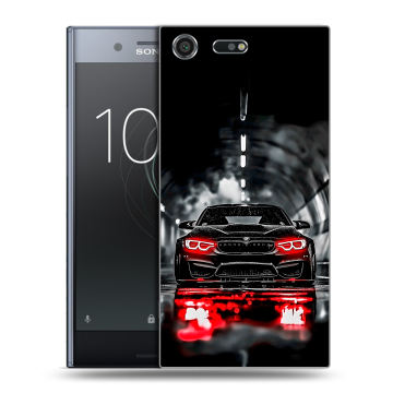 Силиконовый чехол на Sony Xperia XZ Premium с принтом BMW БМВ Силиконовый чехол на Sony Xperia XZ Premium с принтом BMW БМВ