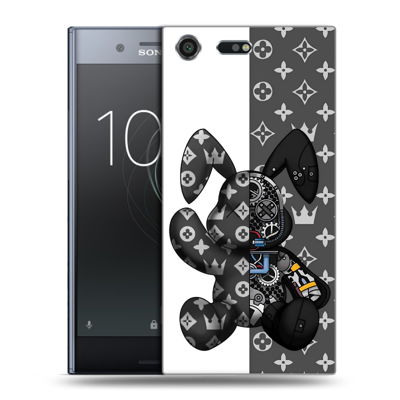 Силиконовый чехол на Sony Xperia XZ Premium с принтом Луи робот Силиконовый чехол на Sony Xperia XZ Premium с принтом Луи робот