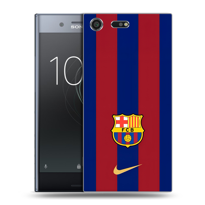 Силиконовый чехол на Sony Xperia XZ Premium с принтом Барселона Barcelona Силиконовый чехол на Sony Xperia XZ Premium с принтом Барселона Barcelona