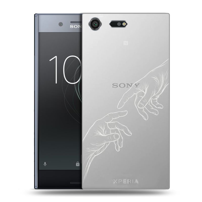 Силиконовый чехол на Sony Xperia XZ Premium с принтом Сотворение мира Силиконовый чехол на Sony Xperia XZ Premium с принтом Сотворение мира