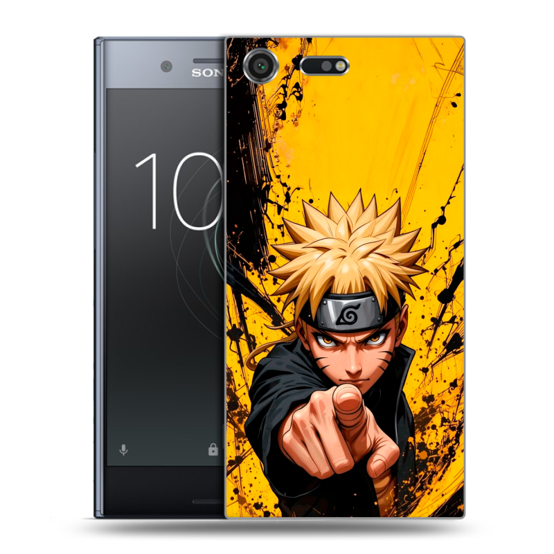 Силиконовый чехол на Sony Xperia XZ Premium с принтом Naruto Наруто Силиконовый чехол на Sony Xperia XZ Premium с принтом Naruto Наруто