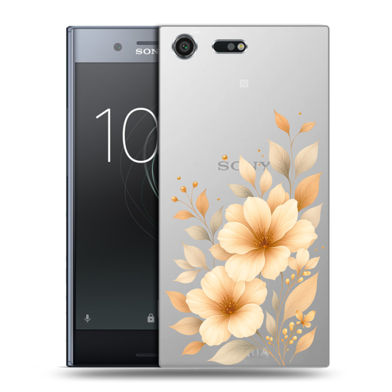 Силиконовый чехол на Sony Xperia XZ Premium с принтом для девушки Силиконовый чехол на Sony Xperia XZ Premium с принтом для девушки