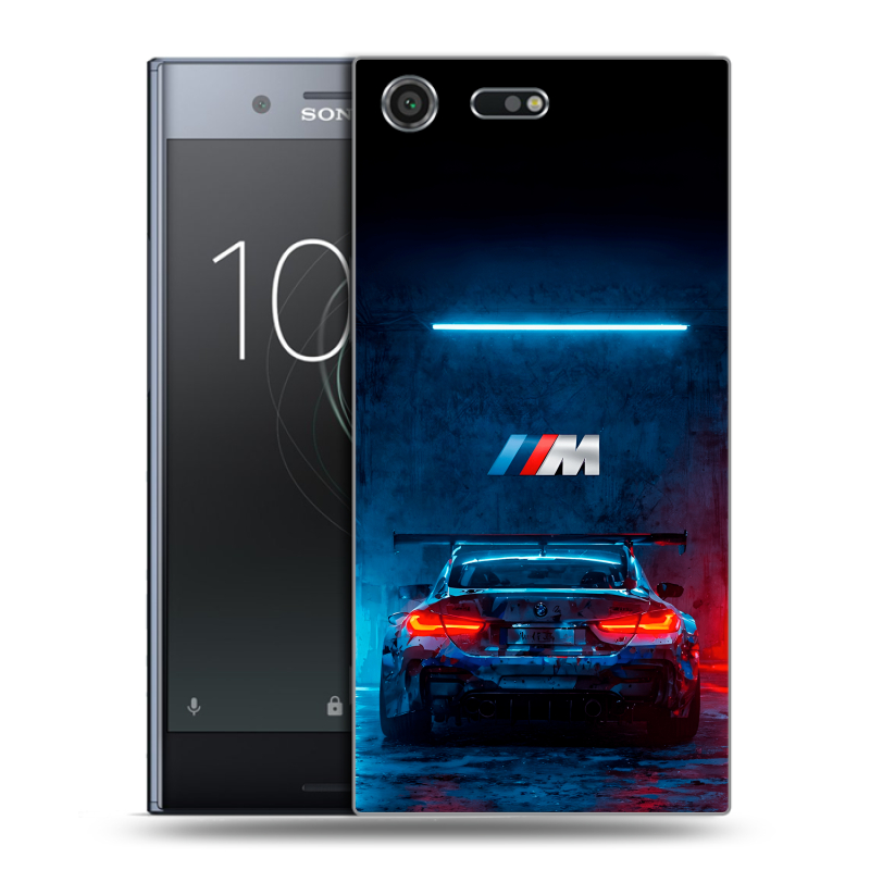 Силиконовый чехол на Sony Xperia XZ Premium с принтом BMW БМВ Силиконовый чехол на Sony Xperia XZ Premium с принтом BMW БМВ