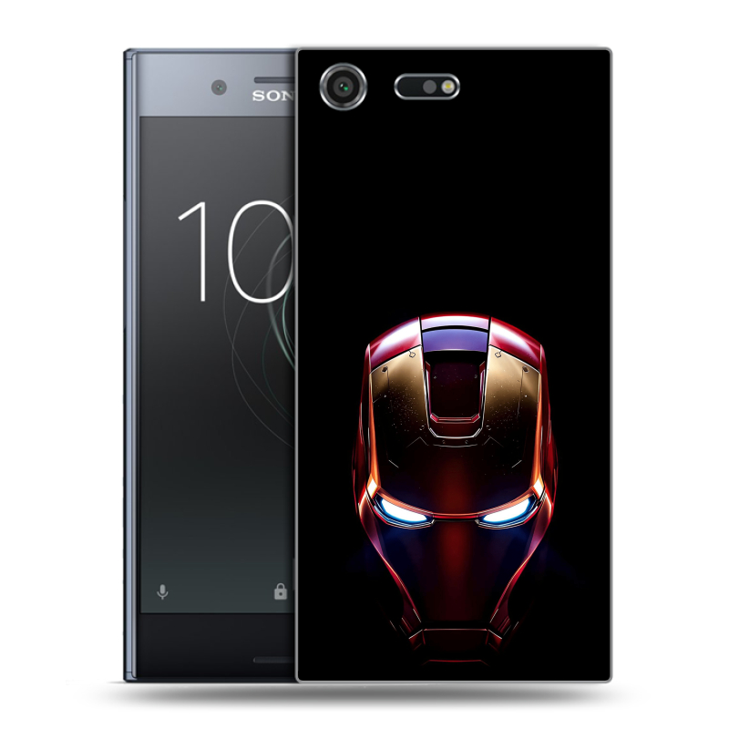 Силиконовый чехол на Sony Xperia XZ Premium с принтом IronMan Железный человек Силиконовый чехол на Sony Xperia XZ Premium с принтом IronMan Железный человек