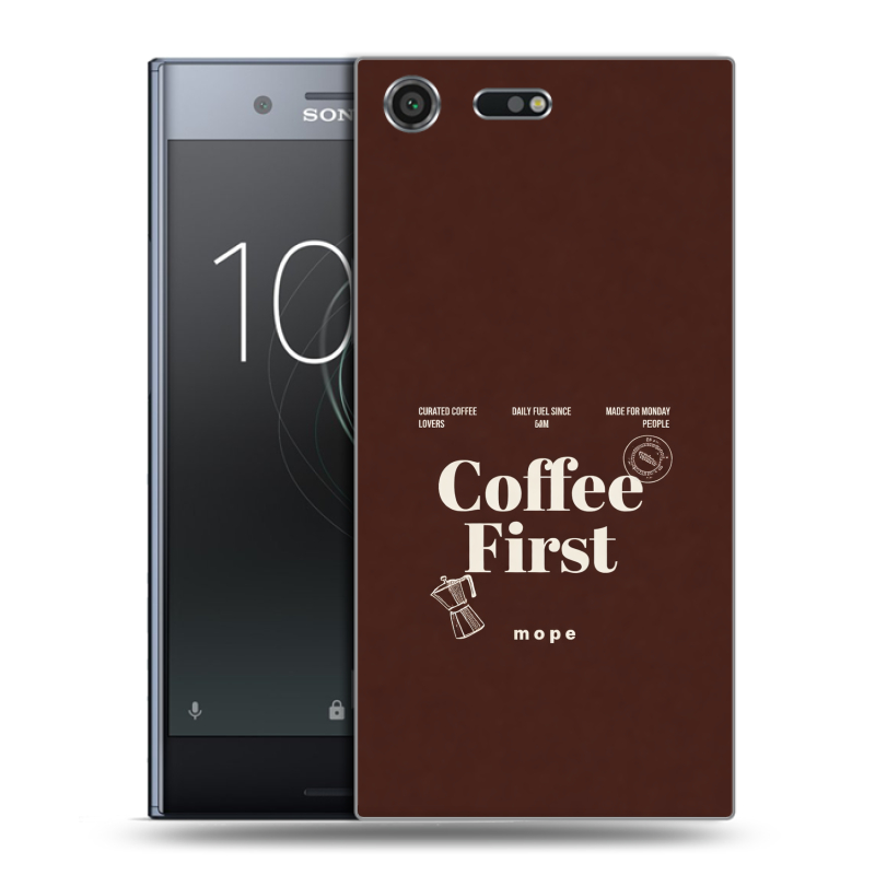 Силиконовый чехол на Sony Xperia XZ Premium с принтом женский Силиконовый чехол на Sony Xperia XZ Premium с принтом женский