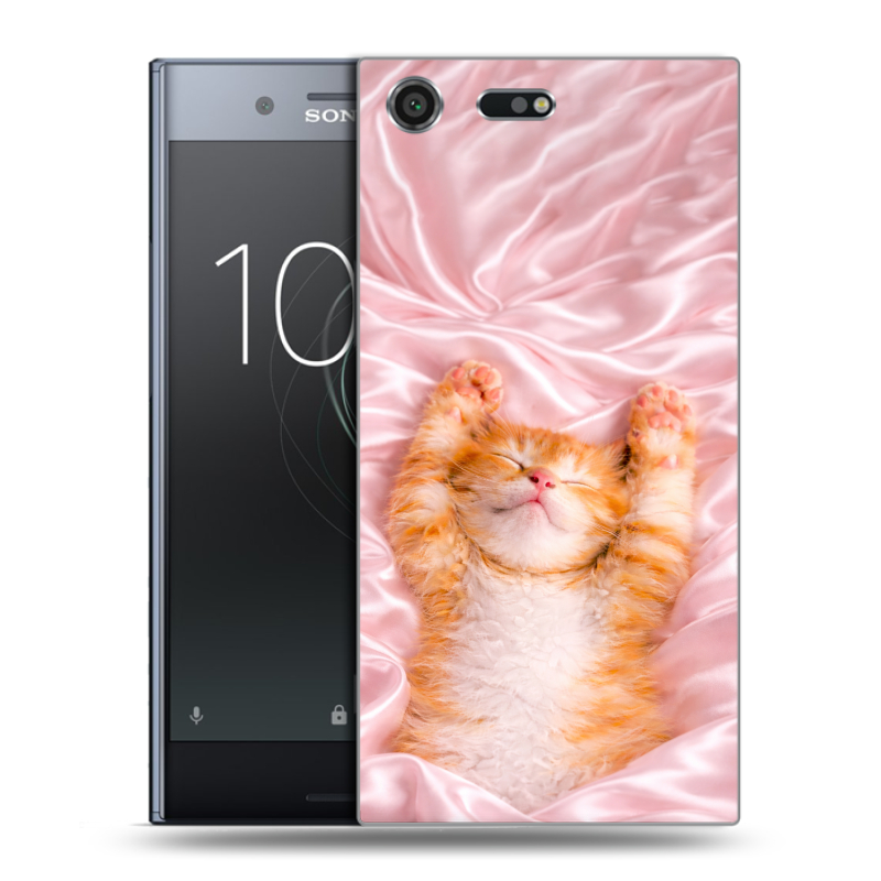 Силиконовый чехол на Sony Xperia XZ Premium с принтом женский Силиконовый чехол на Sony Xperia XZ Premium с принтом женский