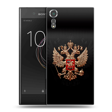 Пластиковый чехол на Sony Xperia XZs с принтом Герб России