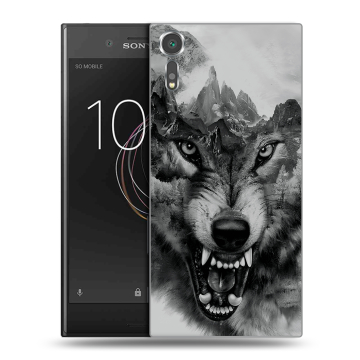 Пластиковый чехол на Sony Xperia XZs с принтом Волк Пластиковый чехол на Sony Xperia XZs с принтом Волк