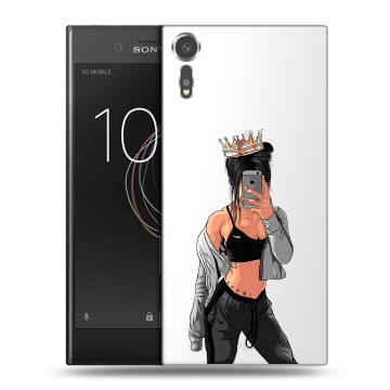 Пластиковый чехол на Sony Xperia XZs с принтом Женские принты