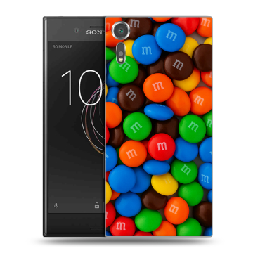 Пластиковый чехол на Sony Xperia XZs с принтом Конфеты