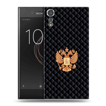 Пластиковый чехол на Sony Xperia XZs с принтом Герб России принт Пластиковый чехол на Sony Xperia XZs с принтом Герб России принт