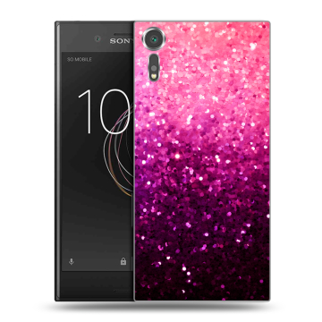 Пластиковый чехол на Sony Xperia XZs с принтом Блестки Пластиковый чехол на Sony Xperia XZs с принтом Блестки