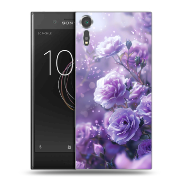 Пластиковый чехол на Sony Xperia XZs с принтом Розы цветы Пластиковый чехол на Sony Xperia XZs с принтом Розы цветы