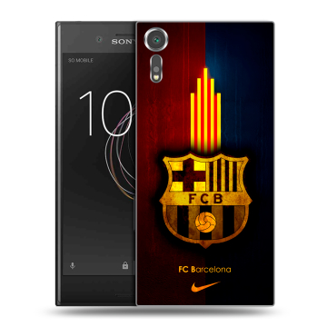 Пластиковый чехол на Sony Xperia XZs с принтом Барселона Barcelona