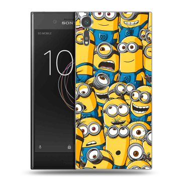 Пластиковый чехол на Sony Xperia XZs с принтом Миньоны Пластиковый чехол на Sony Xperia XZs с принтом Миньоны