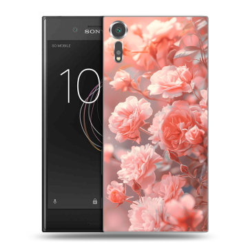 Пластиковый чехол на Sony Xperia XZs с принтом Розы цветы Пластиковый чехол на Sony Xperia XZs с принтом Розы цветы