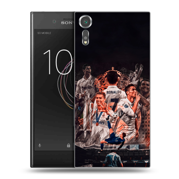 Пластиковый чехол на Sony Xperia XZs с принтом Реал Роналдо Real Ronaldo