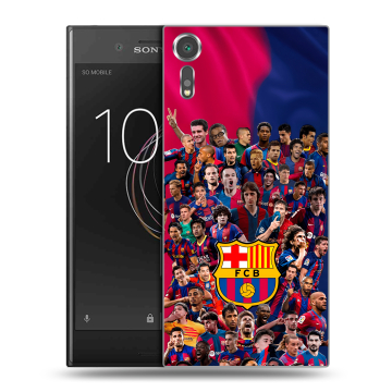 Пластиковый чехол на Sony Xperia XZs с принтом Барселона Barcelona