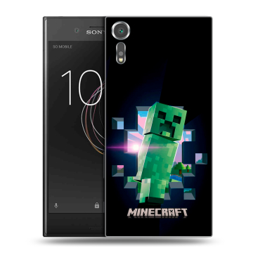 Пластиковый чехол на Sony Xperia XZs с принтом Майнкрафт Minecraft Пластиковый чехол на Sony Xperia XZs с принтом Майнкрафт Minecraft
