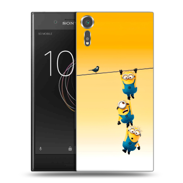 Пластиковый чехол на Sony Xperia XZs с принтом Миньоны Пластиковый чехол на Sony Xperia XZs с принтом Миньоны