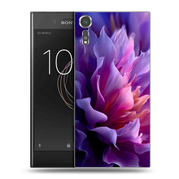 Пластиковый чехол на Sony Xperia XZs с принтом женский цветы Пластиковый чехол на Sony Xperia XZs с принтом женский цветы