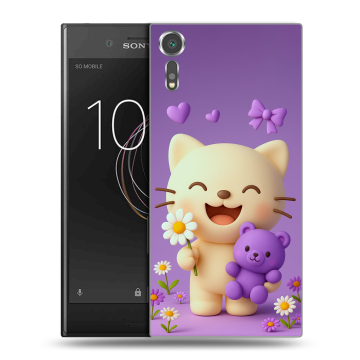 Пластиковый чехол на Sony Xperia XZs с принтом для девочек Пластиковый чехол на Sony Xperia XZs с принтом для девочек