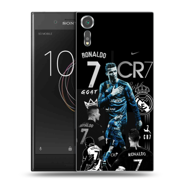 Пластиковый чехол на Sony Xperia XZs с принтом Реал Роналдо