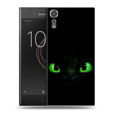 Пластиковый чехол на Sony Xperia XZs с принтом Как приручить дракона Пластиковый чехол на Sony Xperia XZs с принтом Как приручить дракона