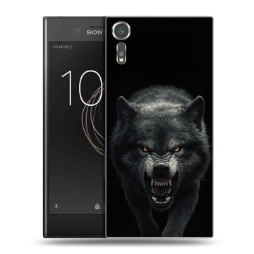 Пластиковый чехол на Sony Xperia XZs с принтом Волк Пластиковый чехол на Sony Xperia XZs с принтом Волк
