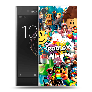 Пластиковый чехол на Sony Xperia XZs с принтом Roblox Роблокс Пластиковый чехол на Sony Xperia XZs с принтом Roblox Роблокс