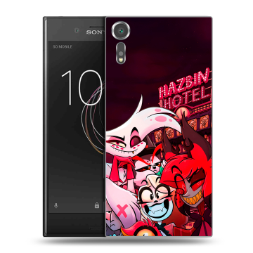 Пластиковый чехол на Sony Xperia XZs с принтом Hazbin Hotel Отель Хазбин Пластиковый чехол на Sony Xperia XZs с принтом Hazbin Hotel Отель Хазбин