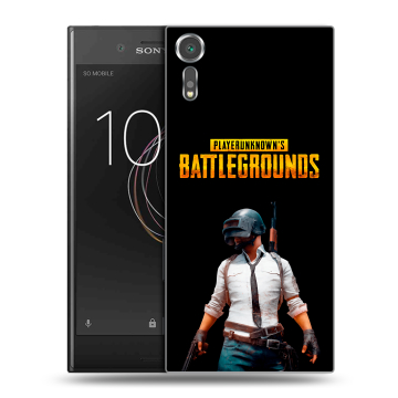 Пластиковый чехол на Sony Xperia XZs с принтом PUGB ПАГБ Пластиковый чехол на Sony Xperia XZs с принтом PUGB ПАГБ