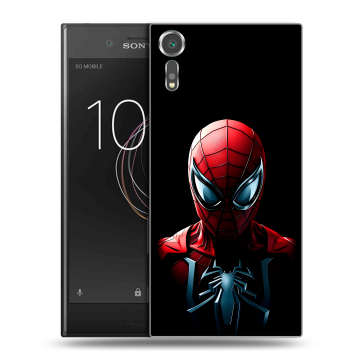 Пластиковый чехол на Sony Xperia XZs с принтом Spiderman Человек паук