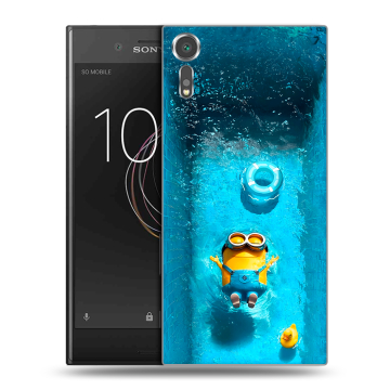 Пластиковый чехол на Sony Xperia XZs с принтом Миньоны Пластиковый чехол на Sony Xperia XZs с принтом Миньоны
