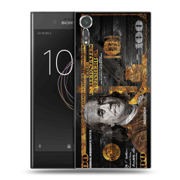 Пластиковый чехол на Sony Xperia XZs с принтом Доллар деньги Пластиковый чехол на Sony Xperia XZs с принтом Доллар деньги